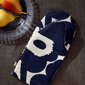 Marimekko Kuchynská rukavice Kollaasi Unikko 60 béžová čierna