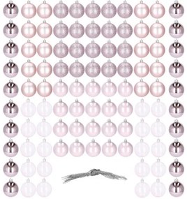 Vianočné gule na stromček 100 ks SPRINGOS CA0167