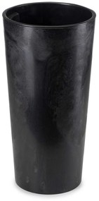 PLASTOVÝ KVETINÁČ URBANIKA SADA 2KS 57X30 CM+46,6X25,5 CM ČIERNA