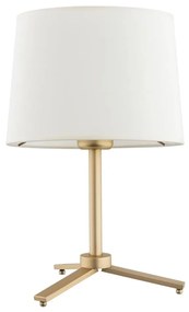 Argon 8318 - Stolná lampa CAVALINO 1xE27/15W/230V 39 cm krémová/zlatá 8318