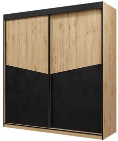 Skriňa 200 Aston 1 Večný Dub/Čierna