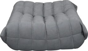 Taburet Nua 86 cm zamat sivý