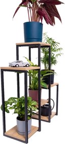 Stojan na kvety PANORAMA svetlý dub