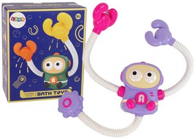 Lean Toys Vodná hračka – ružový kozmonaut