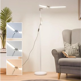 BRILAGI - stmievateľná flexibilná stojaca lampa VARIO LED/14W/230V 157 cm biela