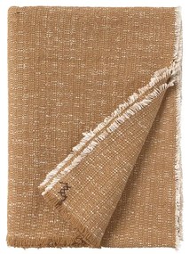 Okrovožltá bavlnená deka 130x180 cm Handloom – Lorena Canals