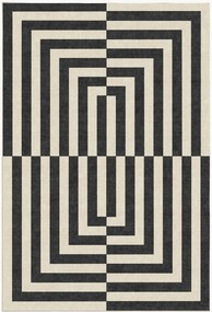 Umývateľný koberec's nízkym vlasom Op Art by Jonathan Adler