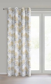 ZÁVES NA KRÚŽKOCH INARI 140X250 CM KVETY