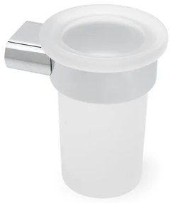 Držiak pohárov SAT Simply R chróm / mliečne sklo SATDSIMR27, 1 ks