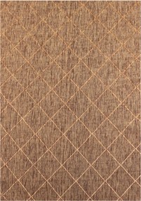 Kusový koberec Zagora 4512 Copper – na von aj na doma, 120x170, hnedá, chodba / predsieň, Ayyildiz