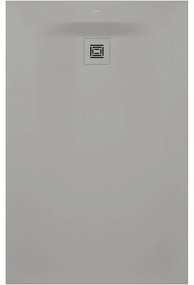 DURAVIT Sustano obdĺžniková sprchová vanička z materiálu DuraSolid, Antislip, 1400 x 900 x 30 mm, svetlo šedá matná, 720281630000000