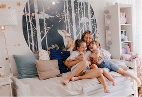 Samolepka do detskej izby Líška v kruhu L