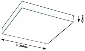 Rabalux - LED stropné svietidlo LED/24W/230V 2800-6000K IP44 biela