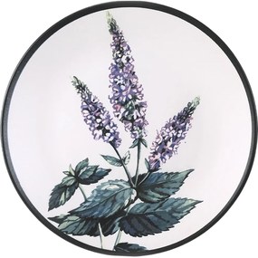 Súprava 6 kameninových plytkých tanierov Herbal 25 cm