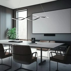 Závesné LED svietidlo Grant, 2x LED 38w, 4000k, b