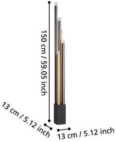 Eglo 39908 - LED Stmievateľná stojacia lampa ESTANTERIOS 5xLED/3,7W/230V 3000K