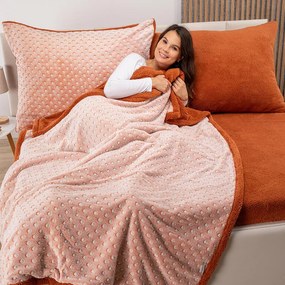 Baránková súprava POLKA karamelová 3 ks