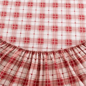 Napínacia obliečka z mikrovlákna TARTAN HEART farebné 180x200 cm