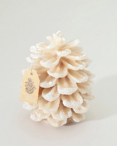 Sviečka Pine Frost II 13x13x15 cm