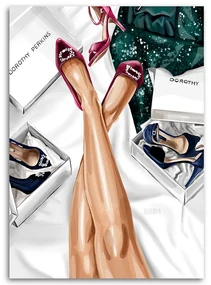 Gario Obraz na plátne Kolekcia obuvi Dorothy Perkins - Svetlana Gracheva Rozmery: 40 x 60 cm