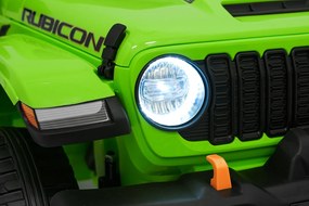 Ramiz Jeep Wrangler Rubicon LIFT elektrické autíčko pre deti zelené