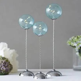 Trojica ľahkých guľôčok, 18/21,5/25 cm, modrá