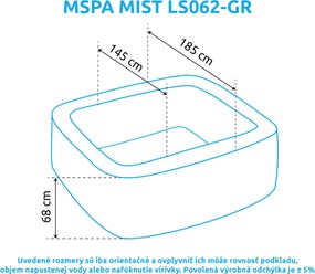 Mspa | Vírivý bazén MSPA Mist LS062-GR | 11400313