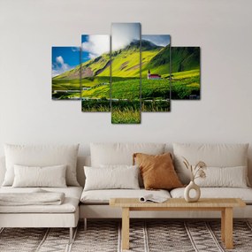 Obraz horskej krajiny (150x105 cm)