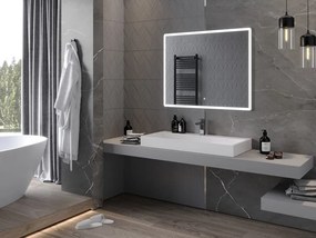 Mexen Navia, LED kúpeľňové zrkadlo s podsvietením 100 x 80 cm, 6000K, ochrana proti zahmlievaniu, 9803-100-080-611-00