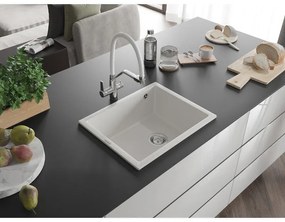 Mexen Pedro - drez granitový 56,0x46,0cm, 1-komorový, biela, 6508561000-20