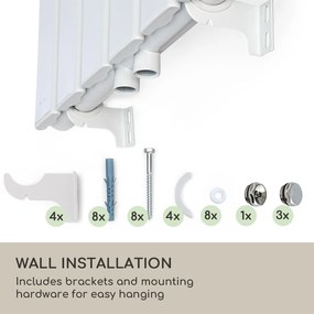 Blumfeldt Ontario, radiátor, 180 x 45, 485 W, inštalácia na stenu
