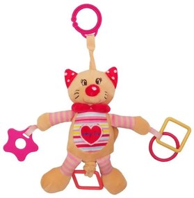 BABY MIX Plyšová hračka s vibráciou Baby Mix mačka