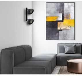 Bodové svietidlo FAUN 2xE27/60W/230V čierna