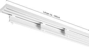 XXXLutz KOĽAJNICA NA PANELOVÝ ZÁVES 160 cm Homeware - Záclony & závesy - 006935125101