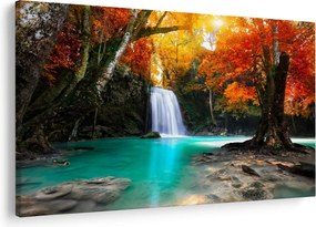 Obraz - Smaragdová lagúna (90x60 cm)