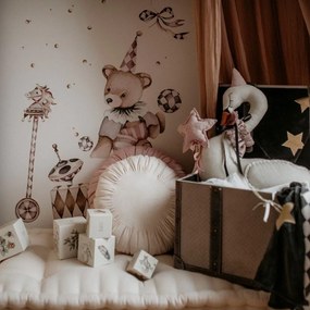 Samolepka do detskej izby plyšový medvedík Teodor 75x100cm