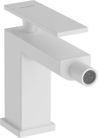 Hansgrohe Tecturis E, bidetová páková batéria s odtokovou súpravou s tiahlom, biela matná, HAN-73200700