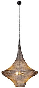 Cocoon závesná lampa čierna 89cm