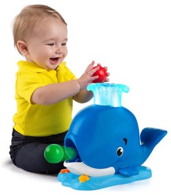 Hračka hudobná svetelná veľryba Popper 6m+