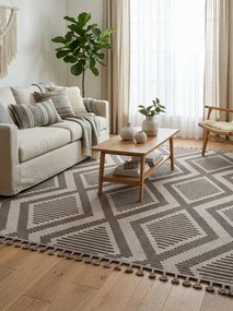 Dekorstudio Koberec BOHO LINEA4, hnedý Rozmer koberca: 160x230cm