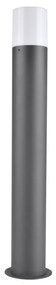 PLX Vonkajšie stĺpikové osvetlenie KITCHENER, 1xE27, 60W, 60cm, grafitové