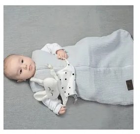 Obojstranný ľahký mušelínový spací vak Petrol 4 – 24 mesiacov M