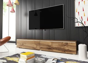 TV stolík Lancome 180, dub wotan s LED osvetlením