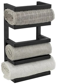 WENKO 25780100 - Stojan na uteráky FONDIRO 24x42 cm čierna