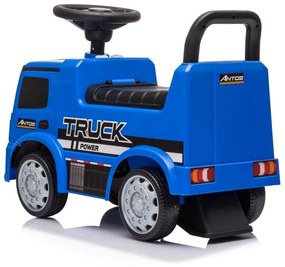 LEAN TOYS Odrážadlo autíčko Mercedes Antos  s klaksónom modré