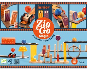 Dominová dráha - Zig & Go Junior - Magic - 42 ks