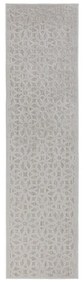 Sivý vonkajší koberec behúň 230x66 cm Argento - Flair Rugs