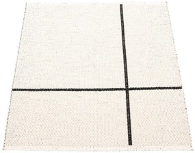 Čierny vnútorný a vonkajší koberec 70x90 cm Fred Black – Pappelina