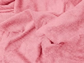 Froté plachta EXCLUSIVE ružová 180x200 cm