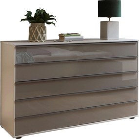 XXXLutz KOMODA, hnedá, sivá, 141/86/43 cm Dieter Knoll - Komody - 000442028605